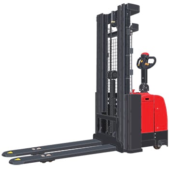 Red Pallet Stacker Truck