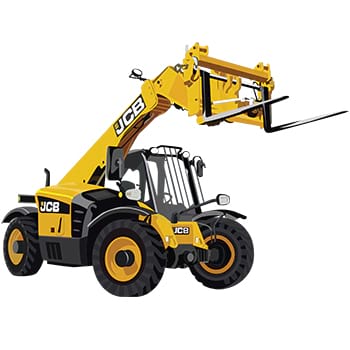 Yellow JCB Telehandler